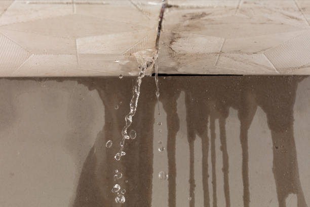 Professional Water Damage Restoration technician working in Farmington, UT